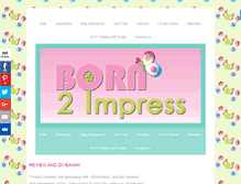 Tablet Screenshot of born2impress.com